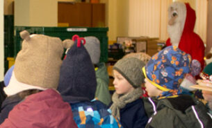 Besuch vom Hort an der Domgrundschule