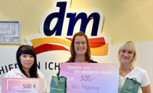 Spendenaktion DM-Markt Halberstädter Straße