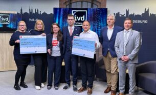 Spendenübergabe IVD Bundesverband                           – Die Immobilienunternehmer