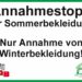 Kleiderspenden für den Winter