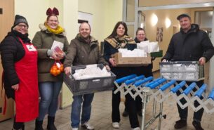 Spendenübergabe Linker Stammtisch Südost