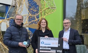 Spendenübergabe Wohnungsgenossenschaft Otto-von-Guericke eG