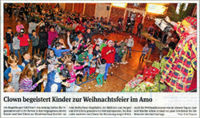 Kinderweihnachtsfeier Magdeburger Tafel 2015