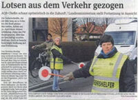 Lotsen aus dem Verkehr gezogen