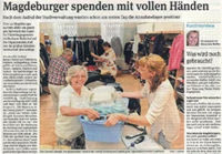 Magdeburger spenden mit vollen Händen