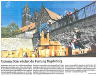 Unterm Dom wächst die Festung Magdeburg